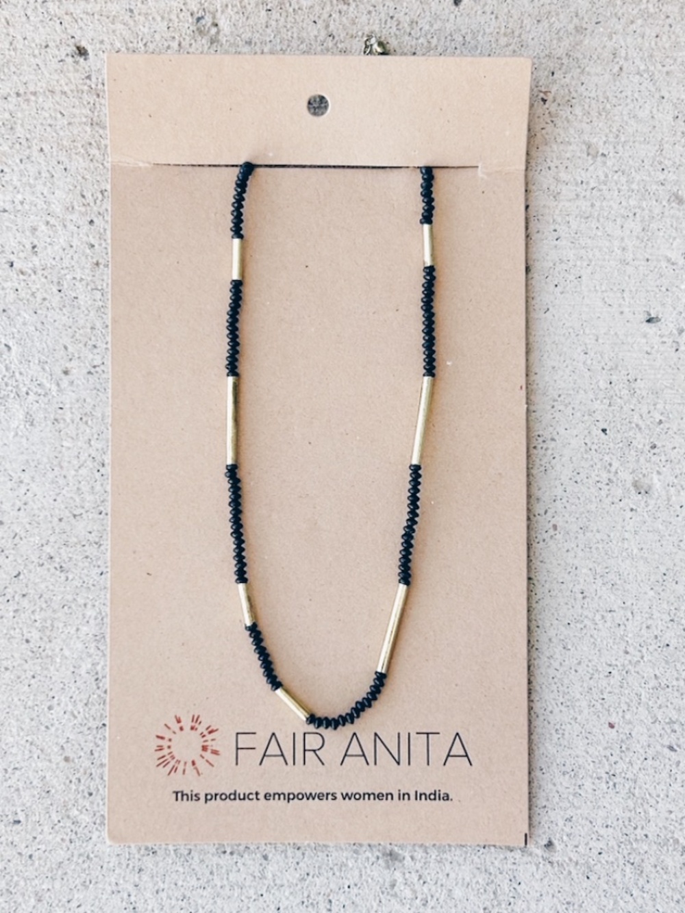 Fair Anita Fair Trade Morse Code Necklace